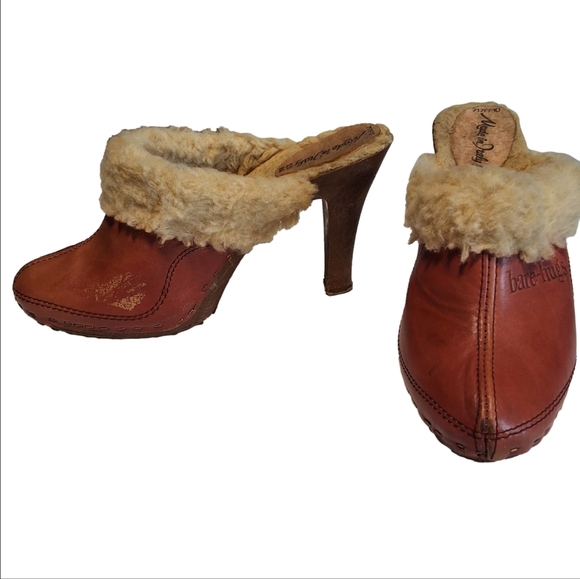 Lucca Fur Lined Wedge Sandals - Picture 4 of 12